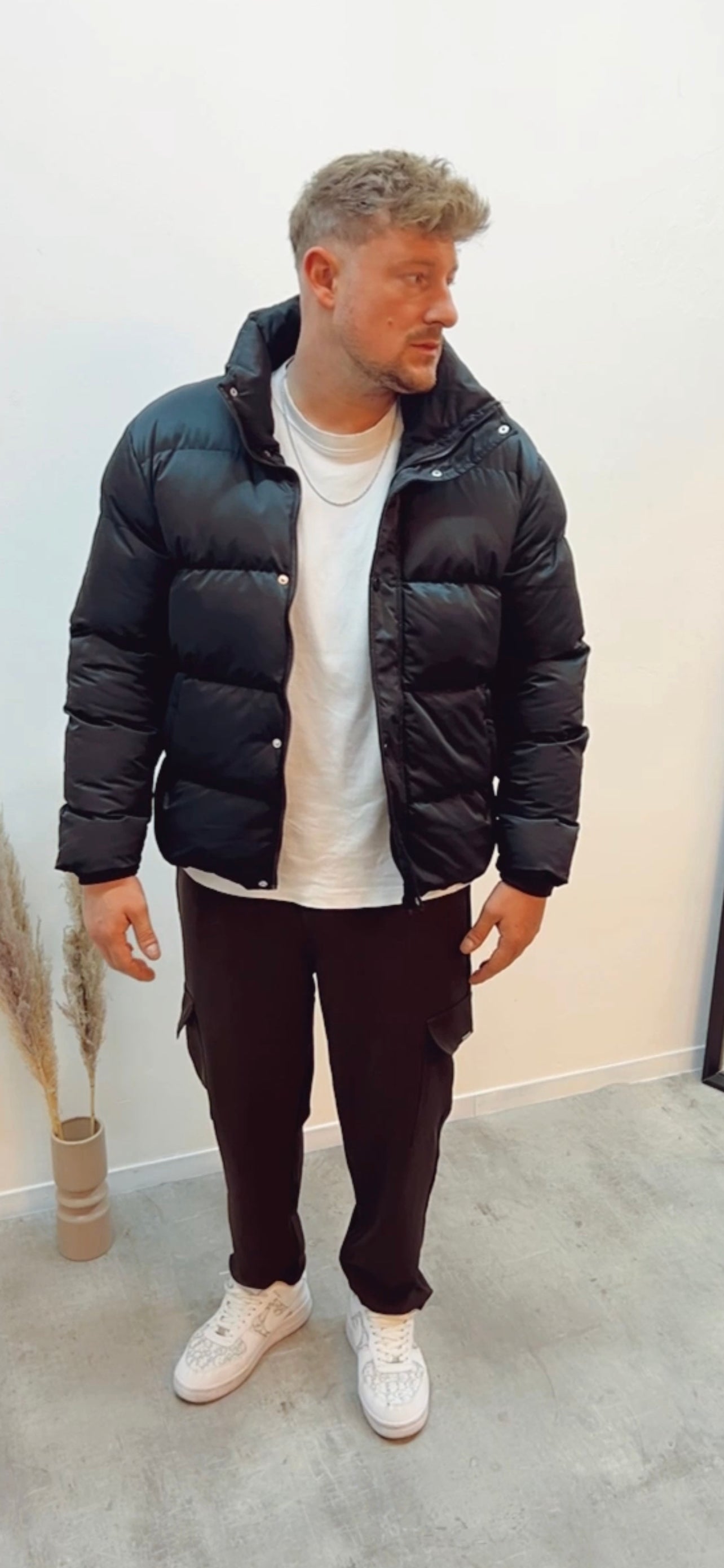 Puffer Jacke Schwarz