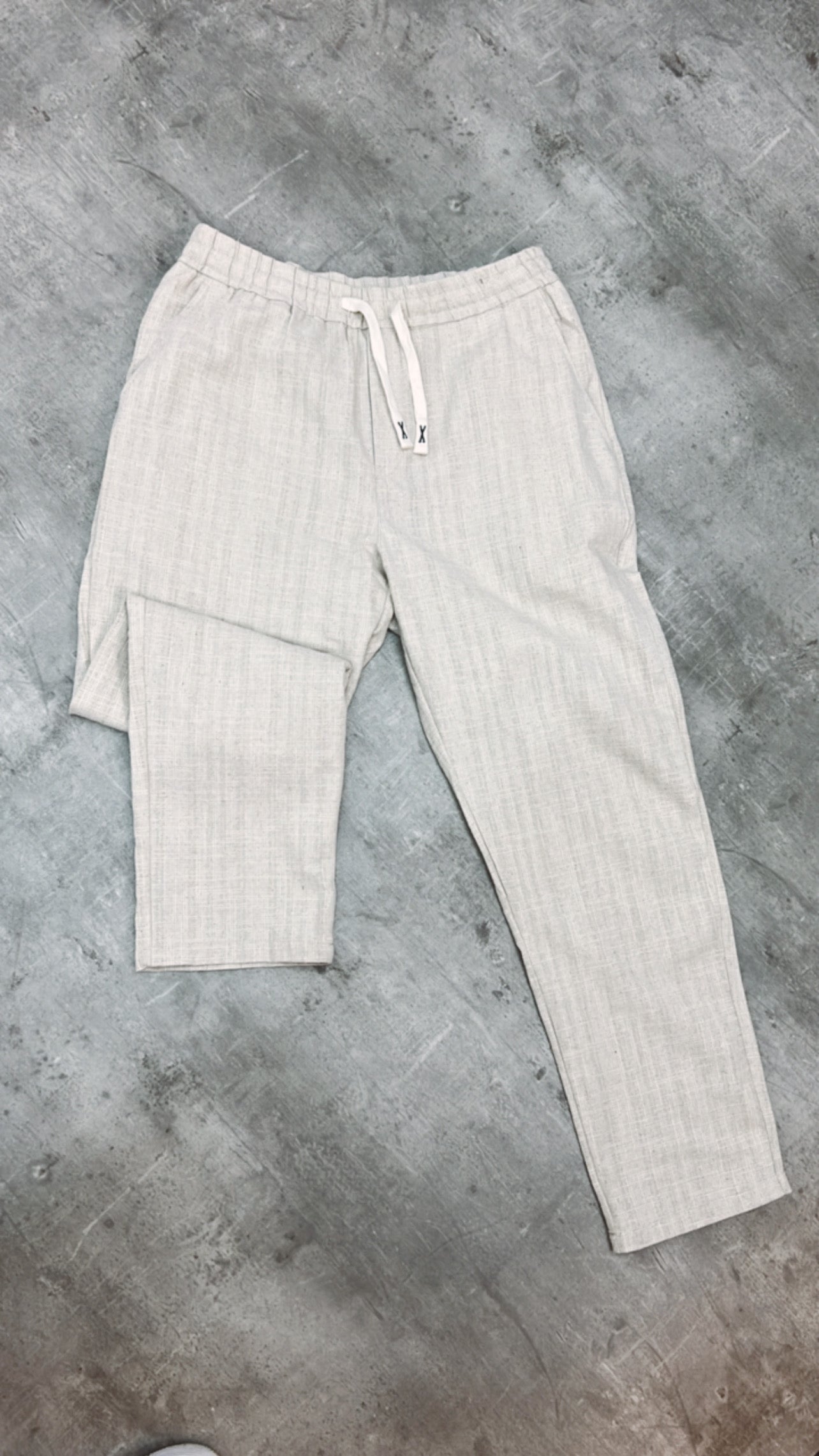 Pants Leinen in Beige