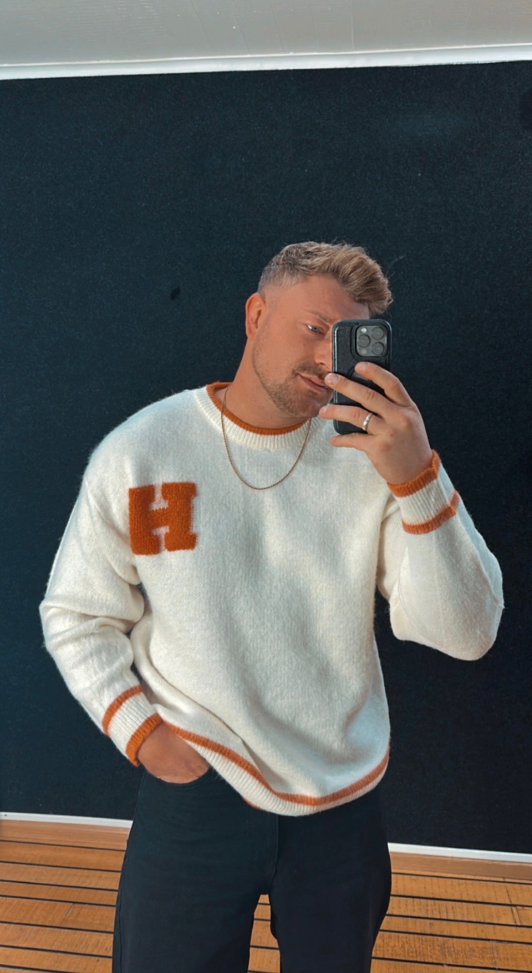 Pullover Wollweiß (H)