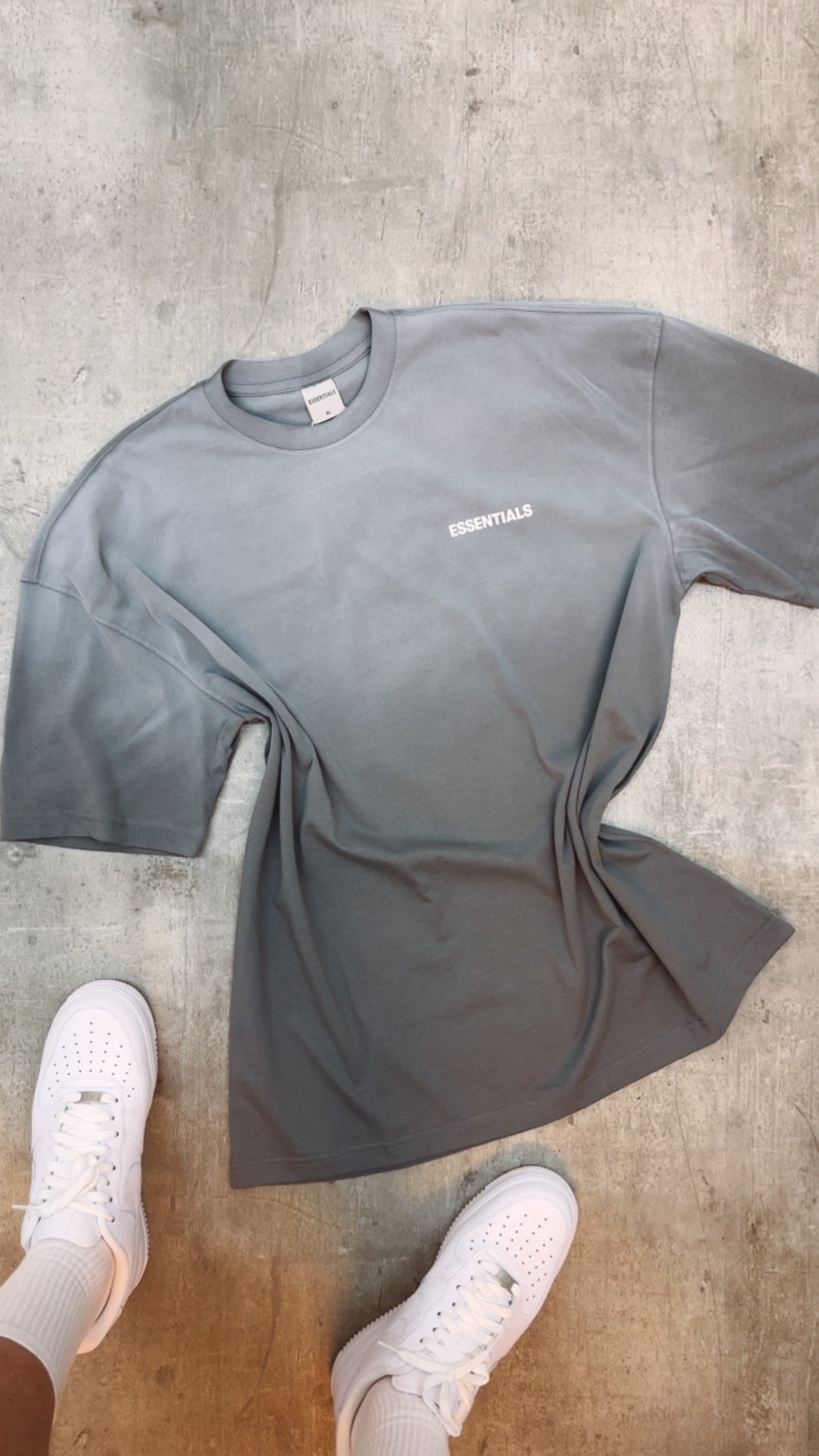 Shirt Grau Essentials