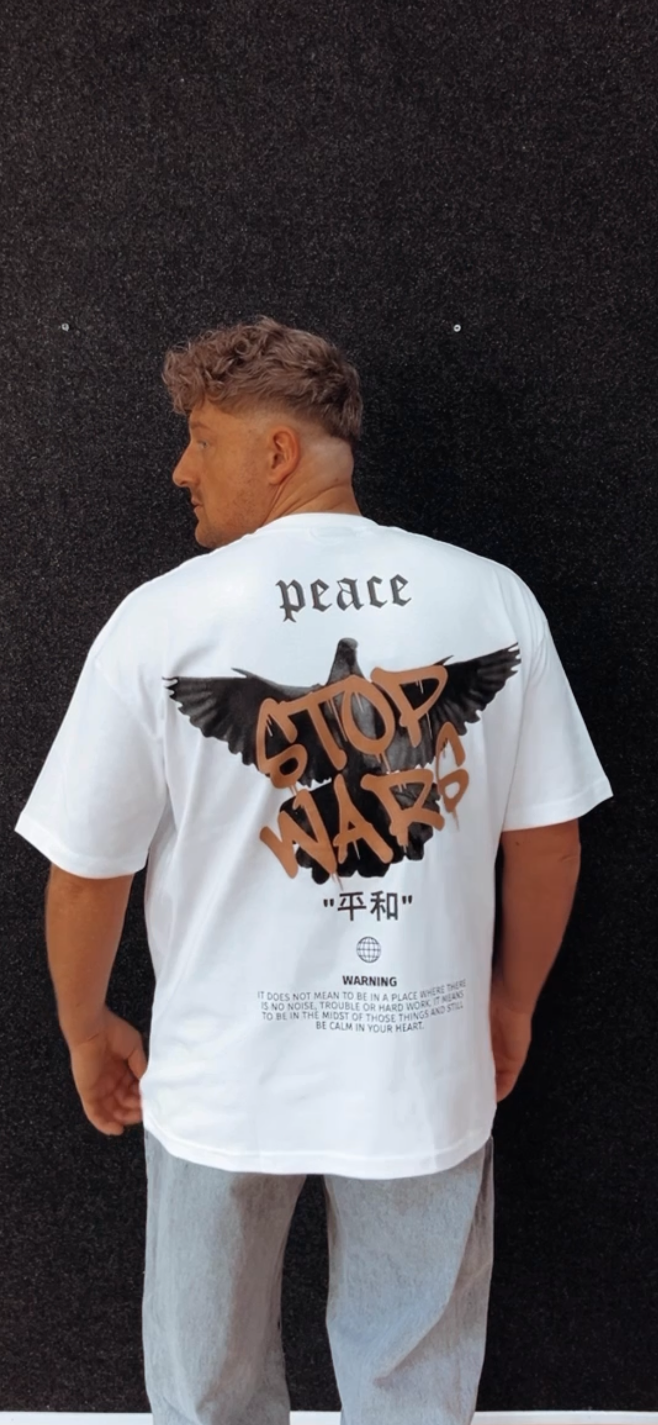 Shirt Stop Wars Weiß