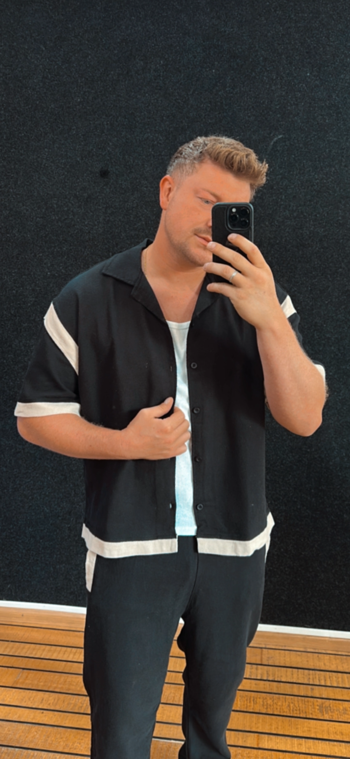 Hemd Schwarz