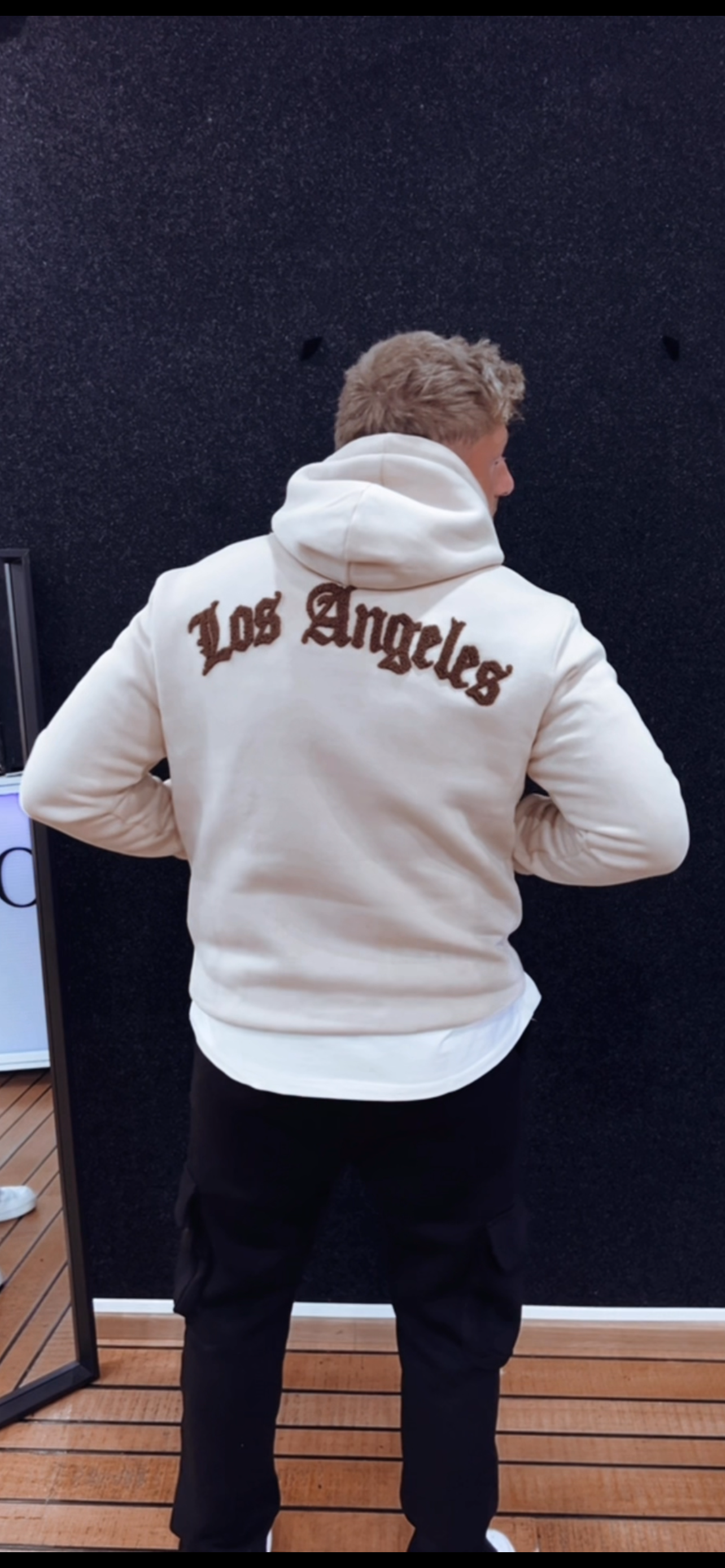 Hoodie Creme LA