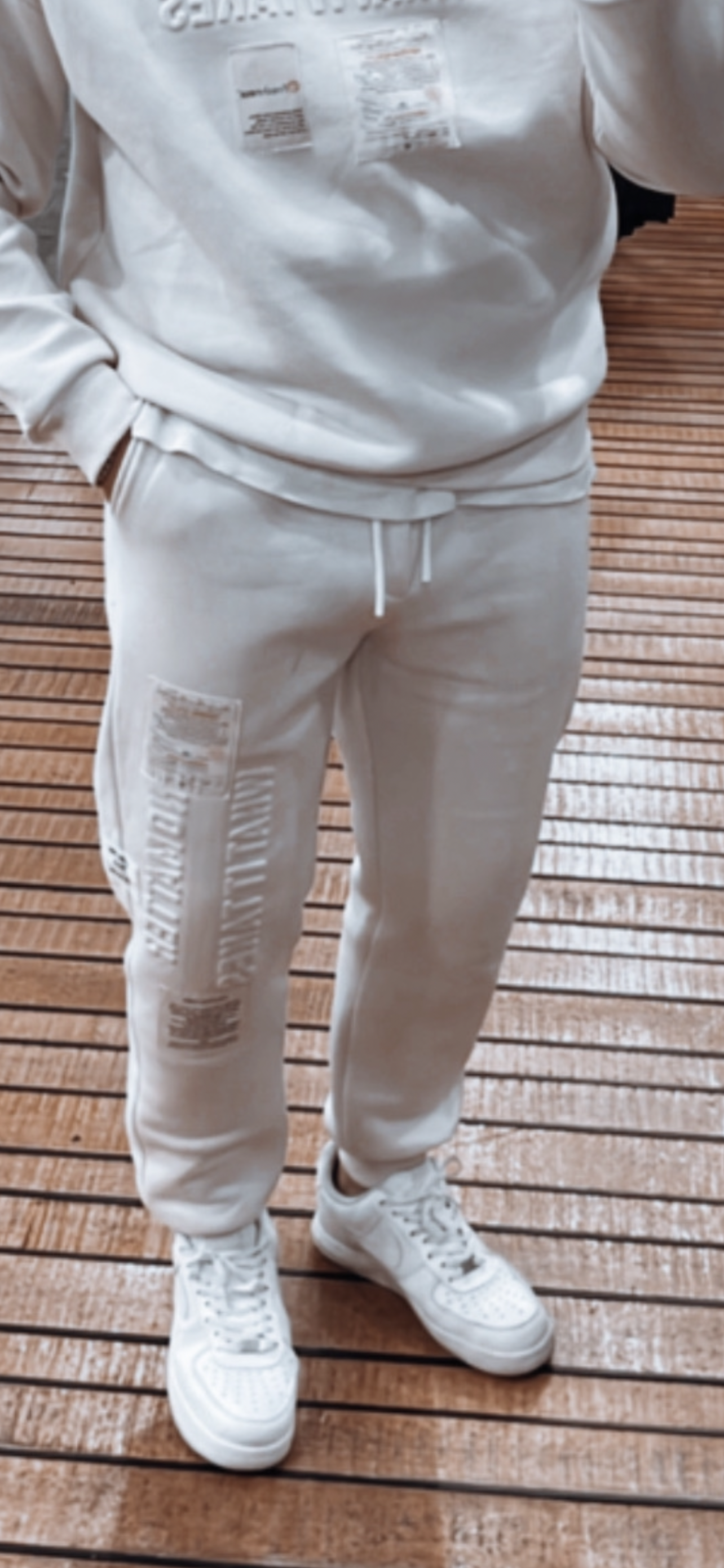 Jogginghose No Matter Creme (set) Pants