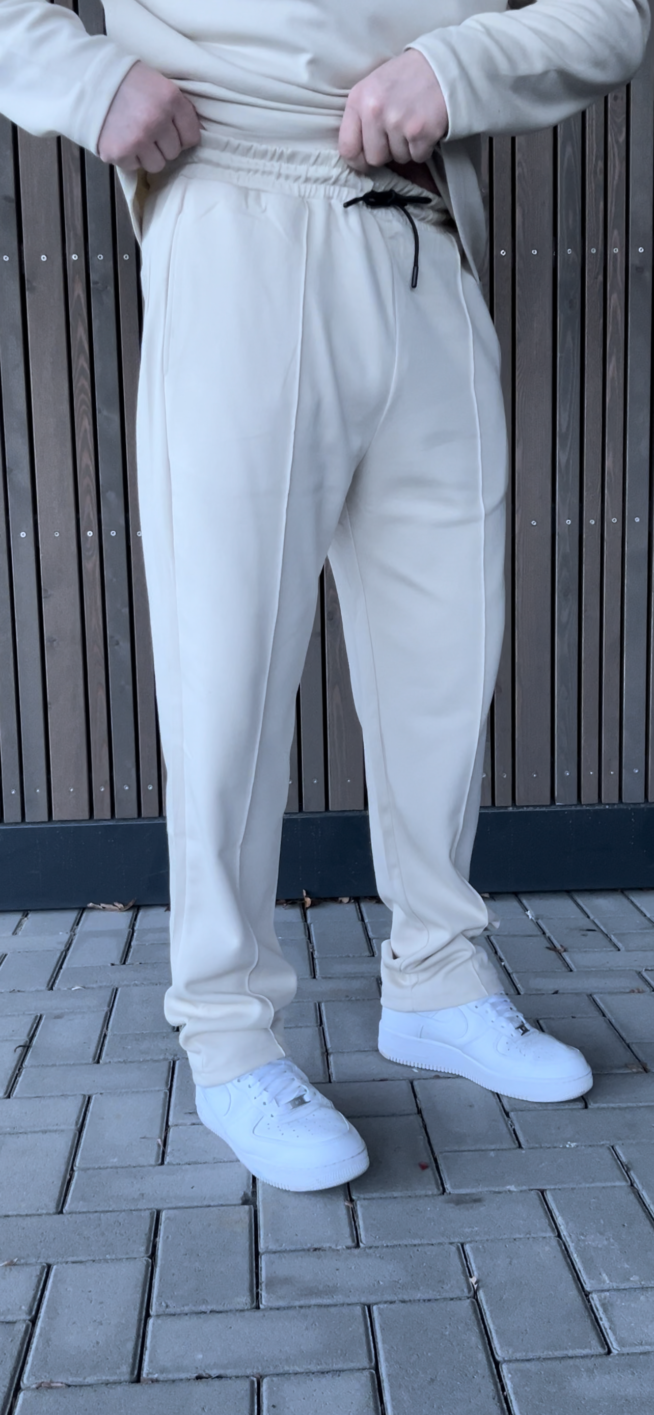 Pants Beige Loose Fit