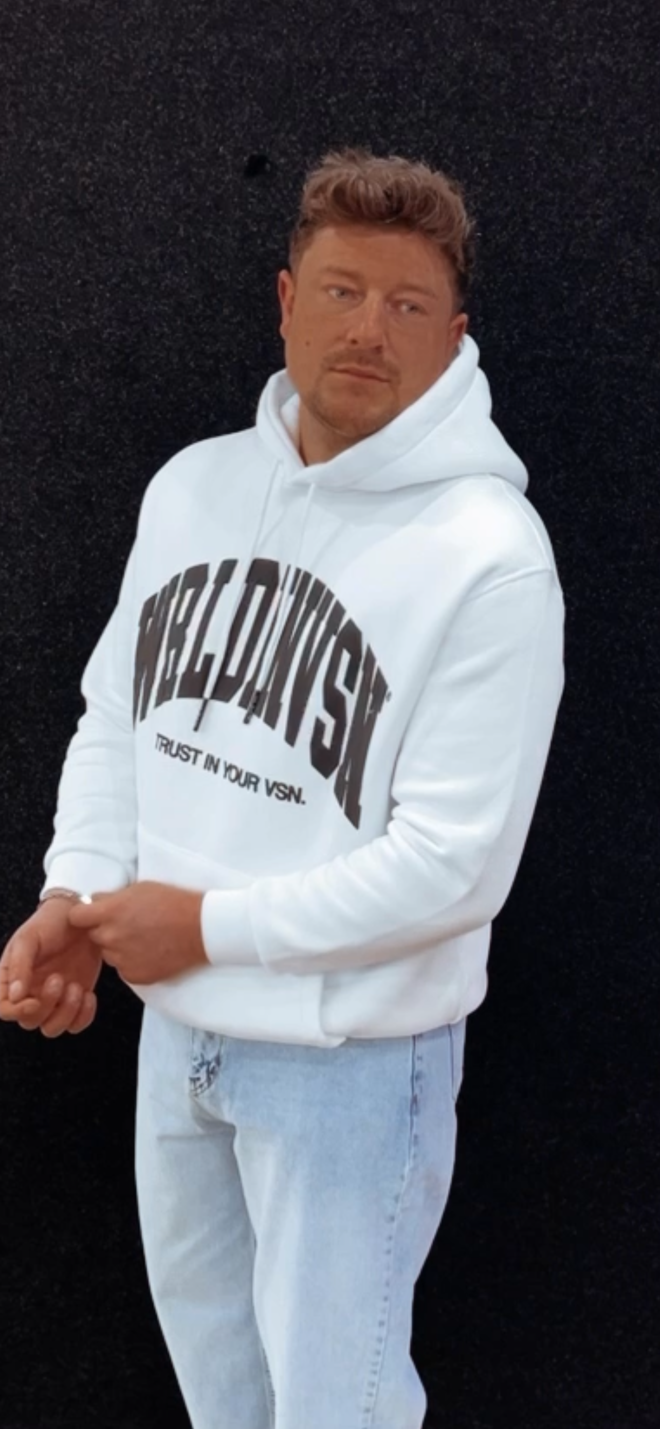 Hoodie World Vision Weiß