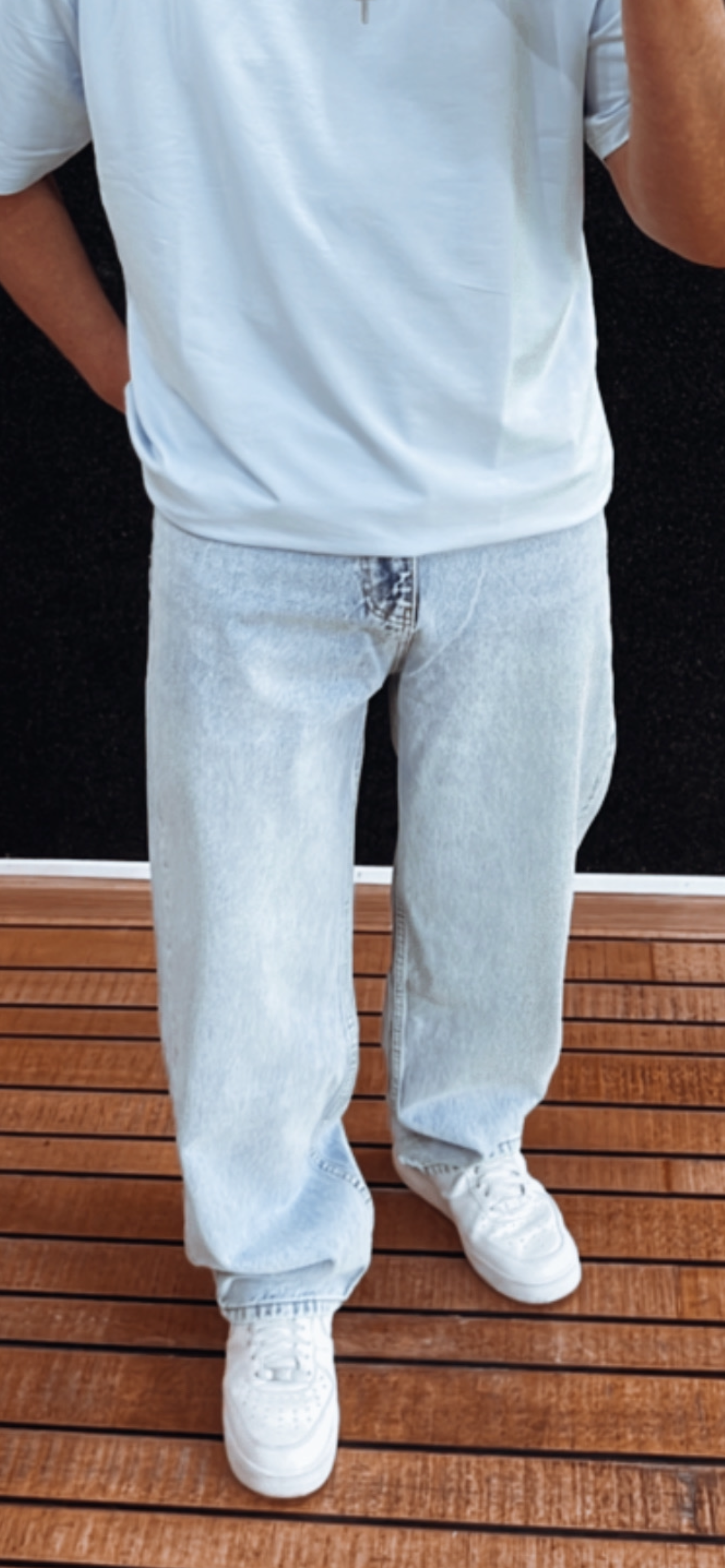 Jeans BabyBlau Baggy