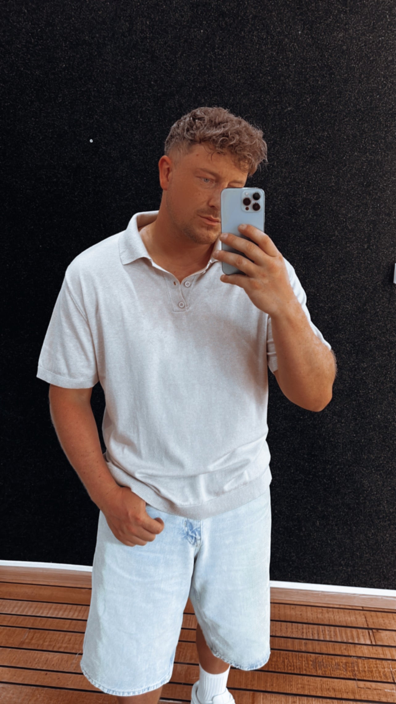 Poloshirt Cream