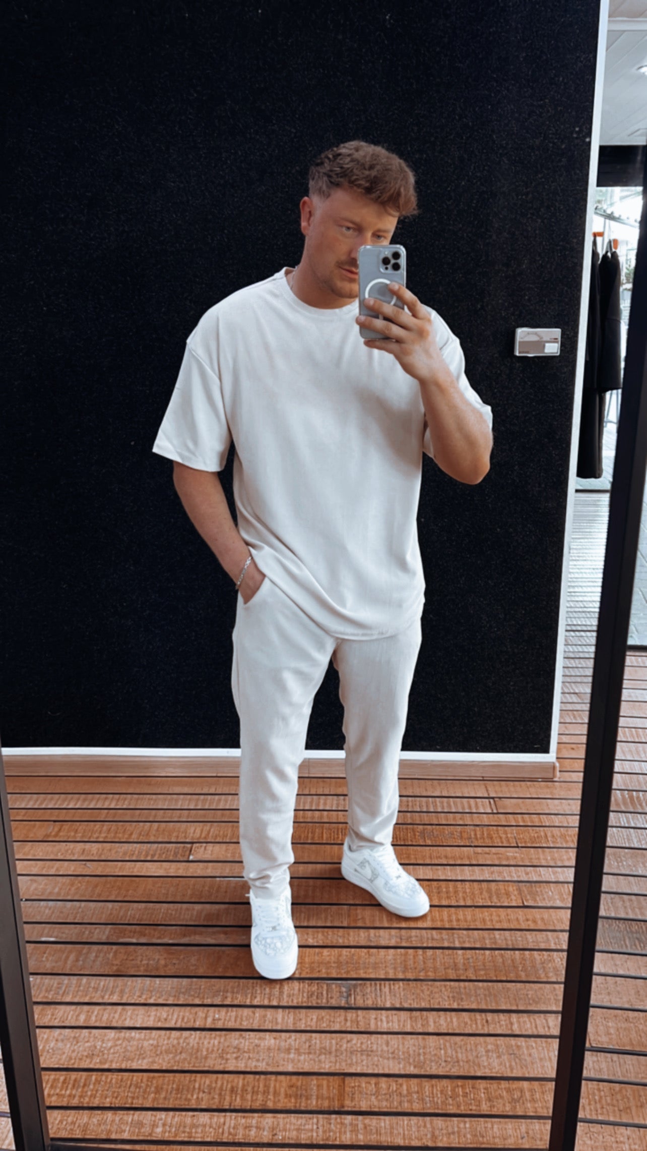 Chino Jogger Beige Set