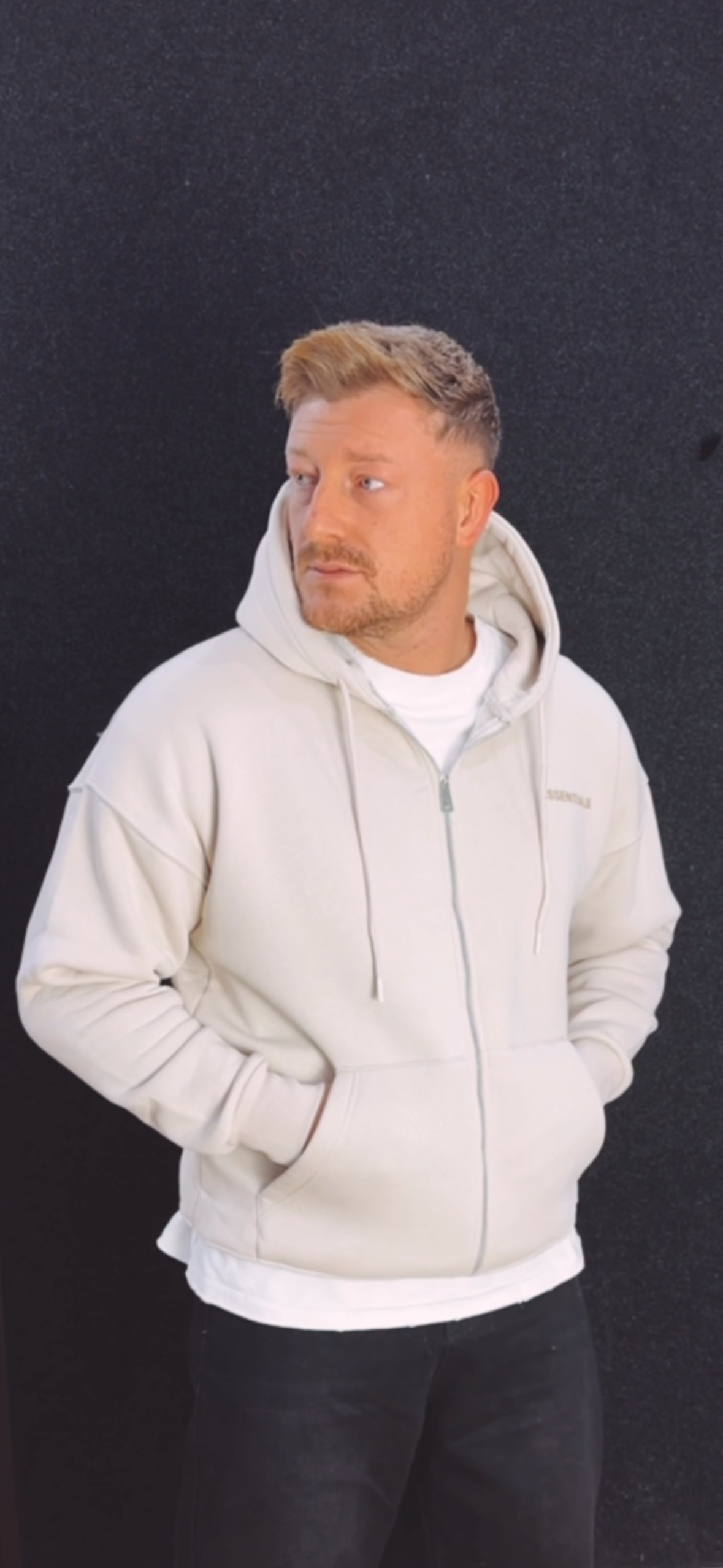 Zip Hoodie Essentials Creme