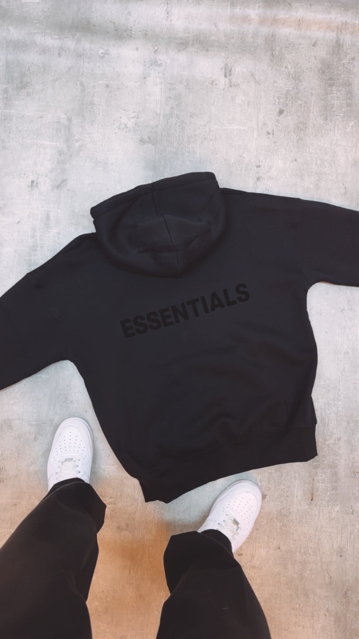 ZIP Hoodie Essentials Schwarz