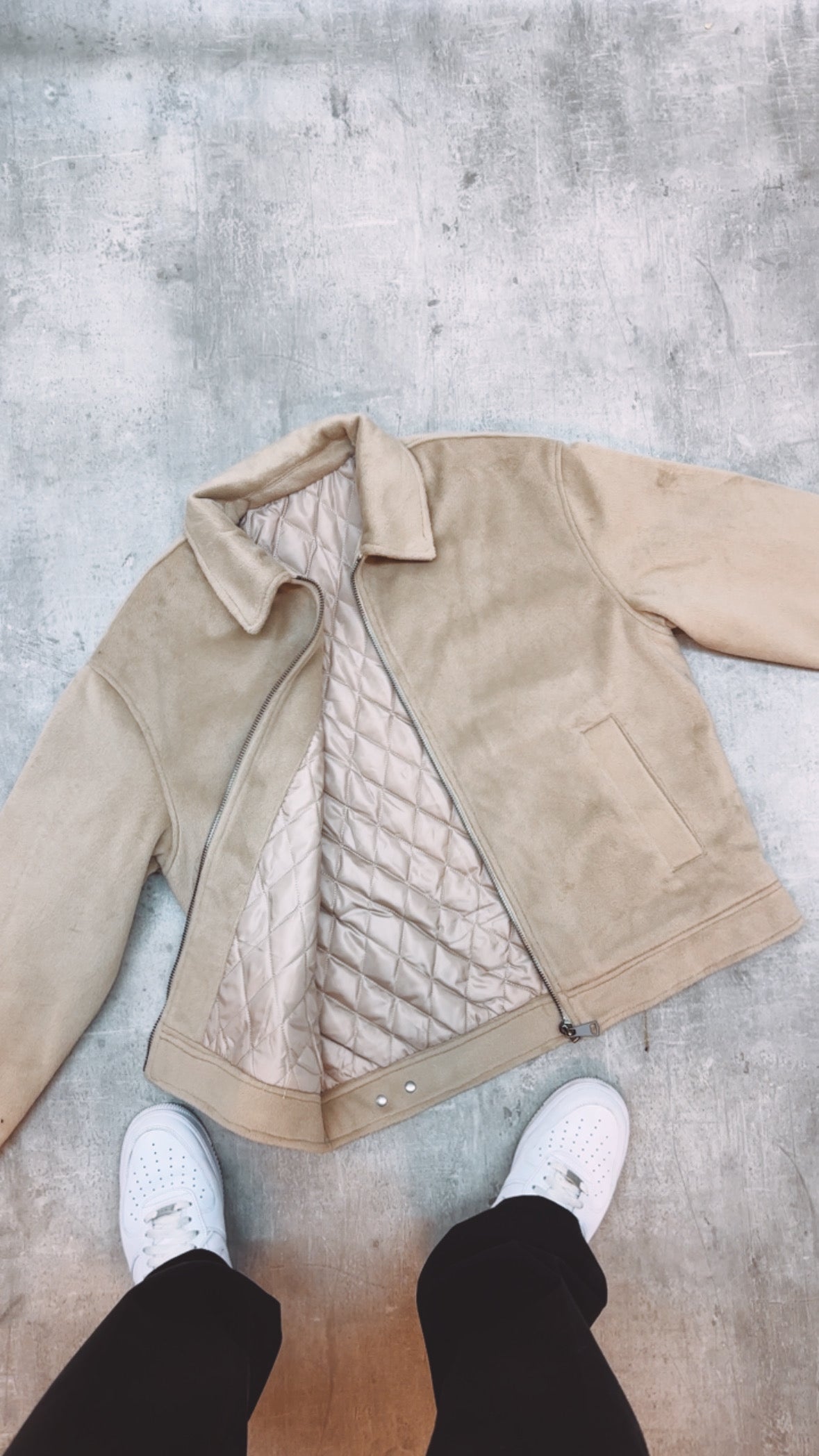 Jacke Beige