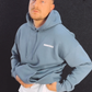 Hoodie Essentials Blau/ Grau