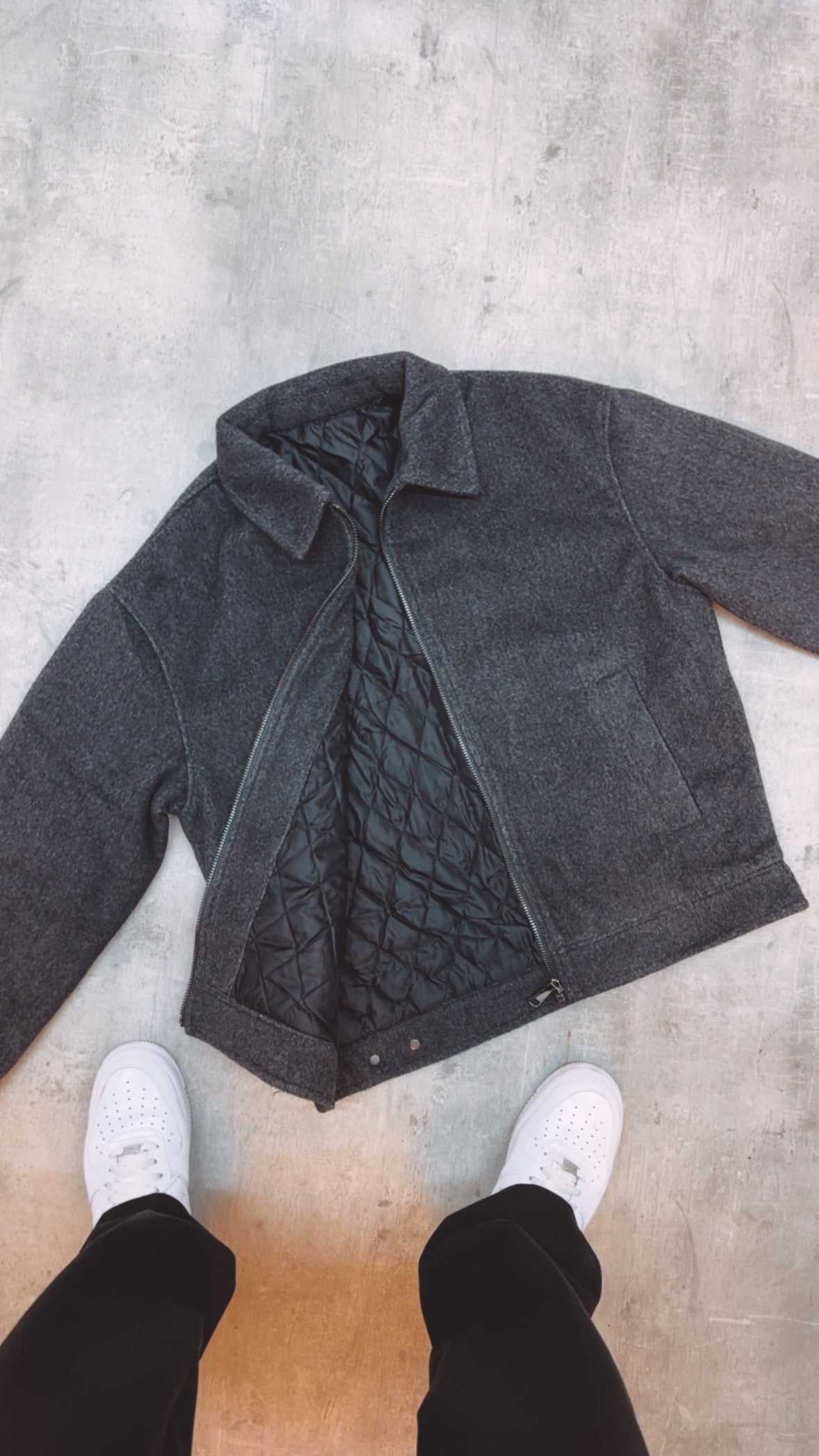 Jacke Grau