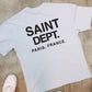 Shirt Babyblau mit Schrift