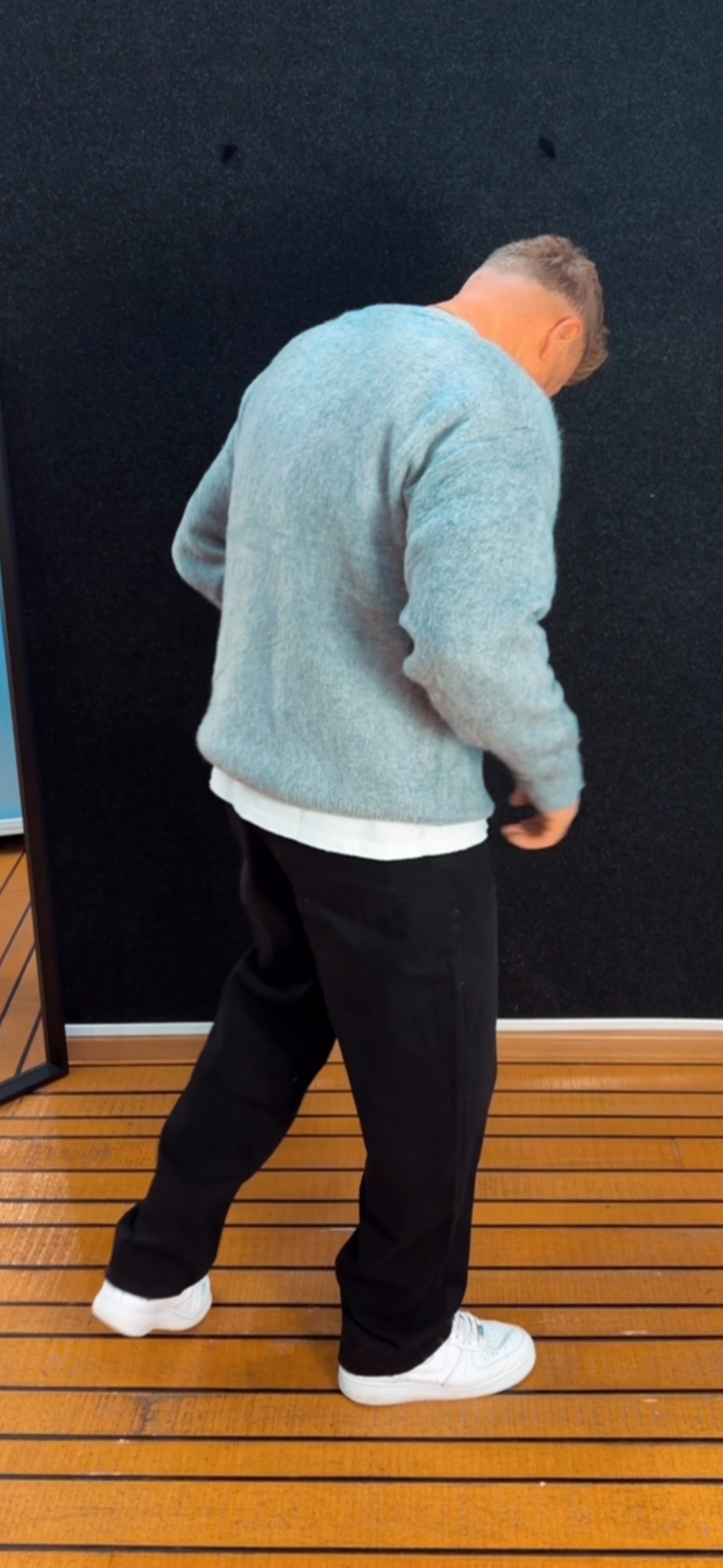 Jeans Schwarz Baggy Fit
