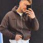 ZIP Hoodie Essentials Braun