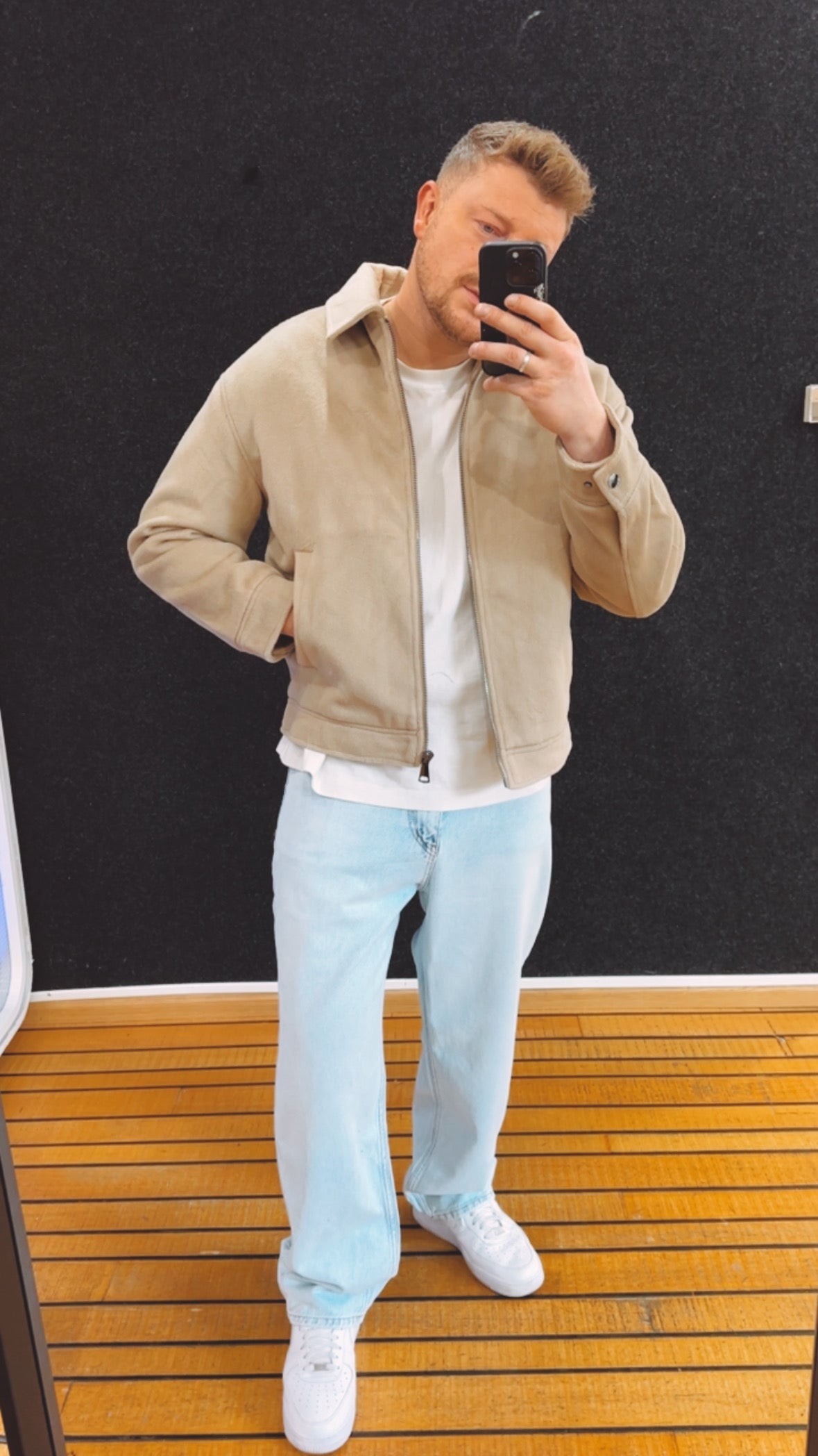 Jacke Beige