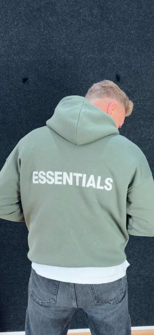 Hoodie Essentials Olive