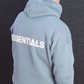 Hoodie Essentials Blau/ Grau