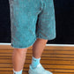 Shorts Jeans Grau