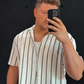 Hemd Creme gestreift