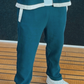 Pants Blau Beige