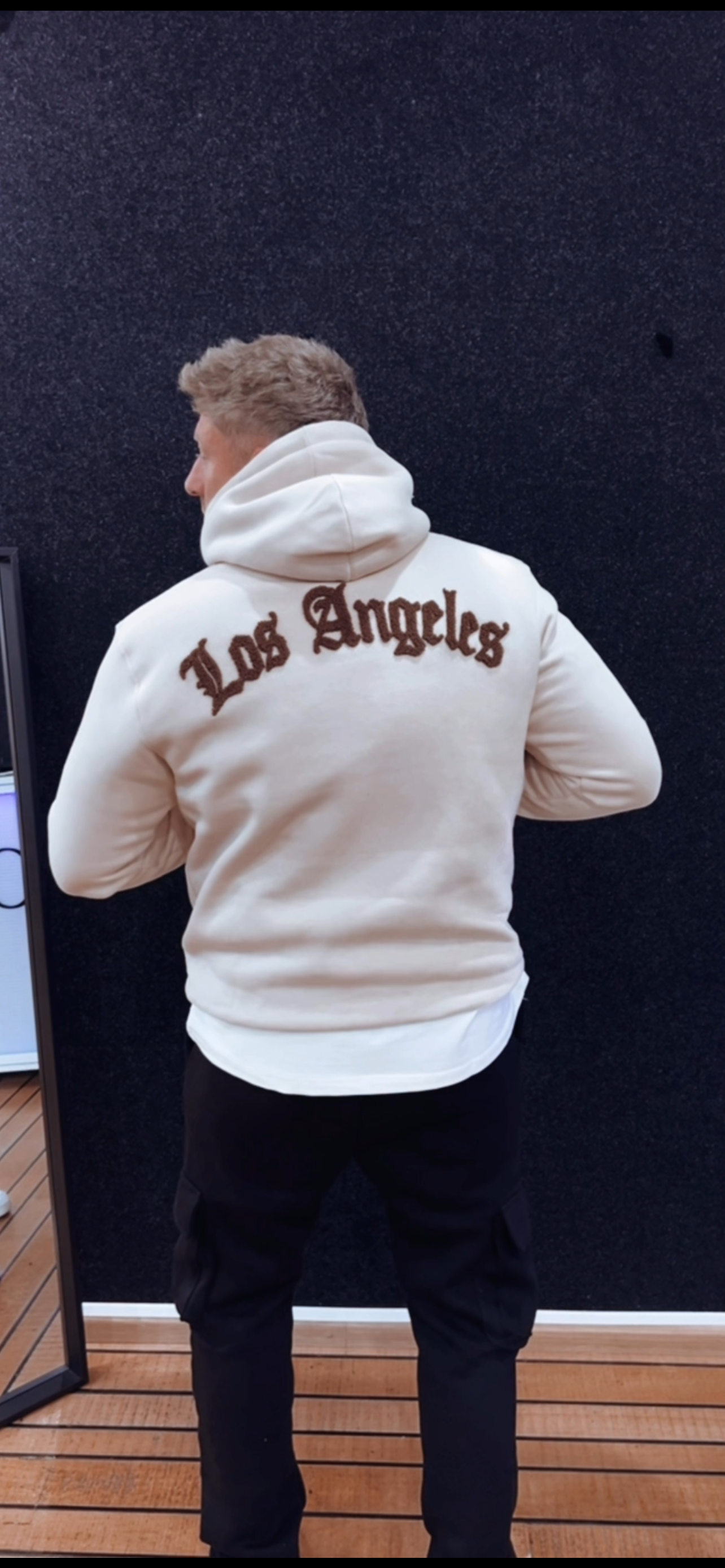 Hoodie Creme LA