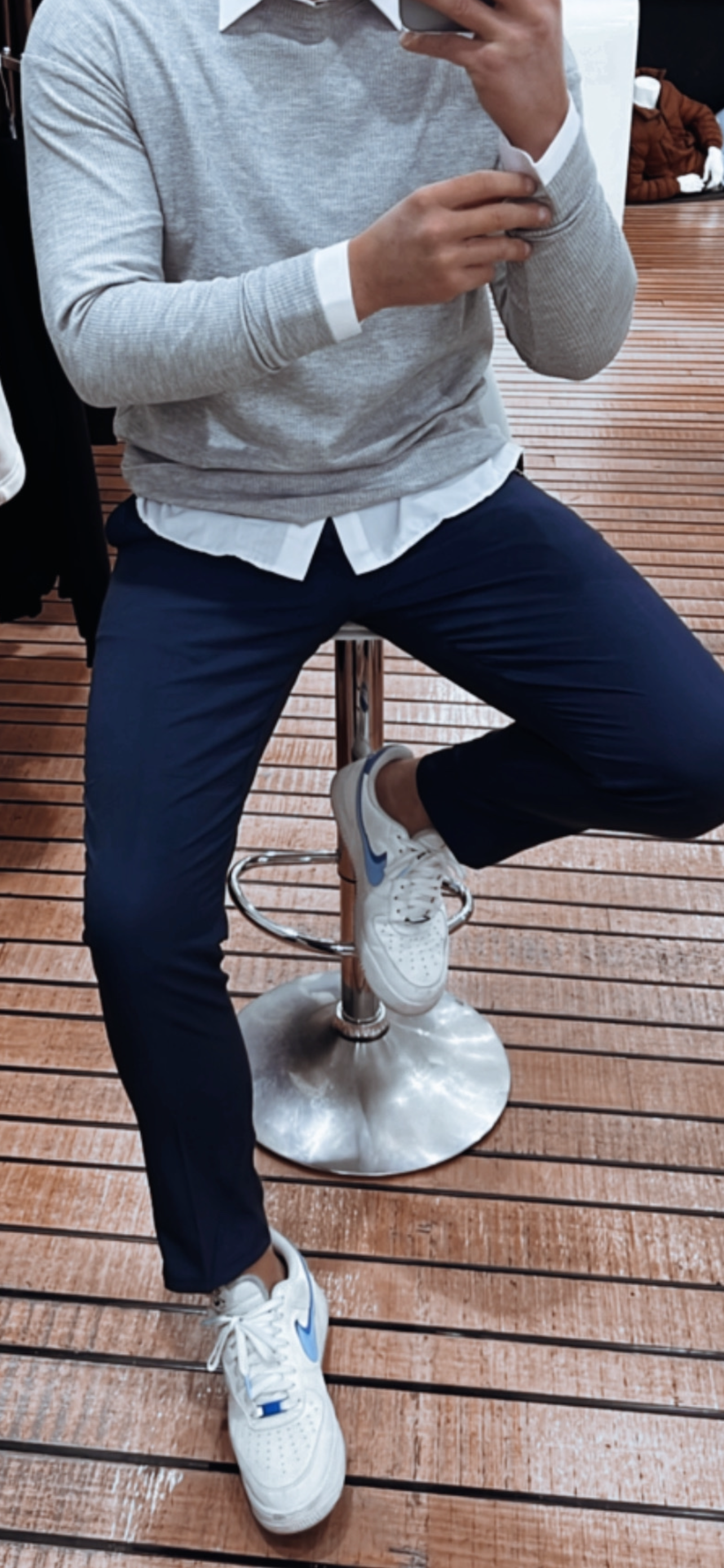 Chino Pants Blau