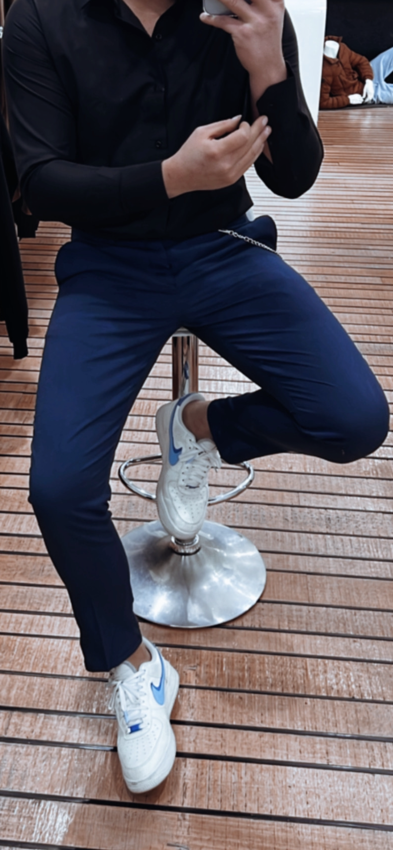 Chino Pants Blau