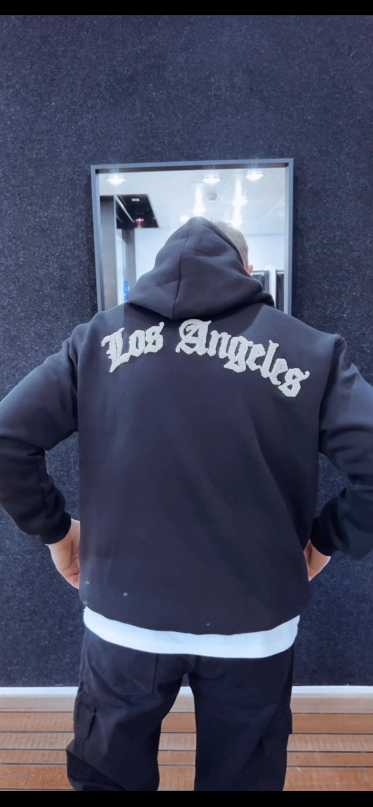 Hoodie LA Schwarz