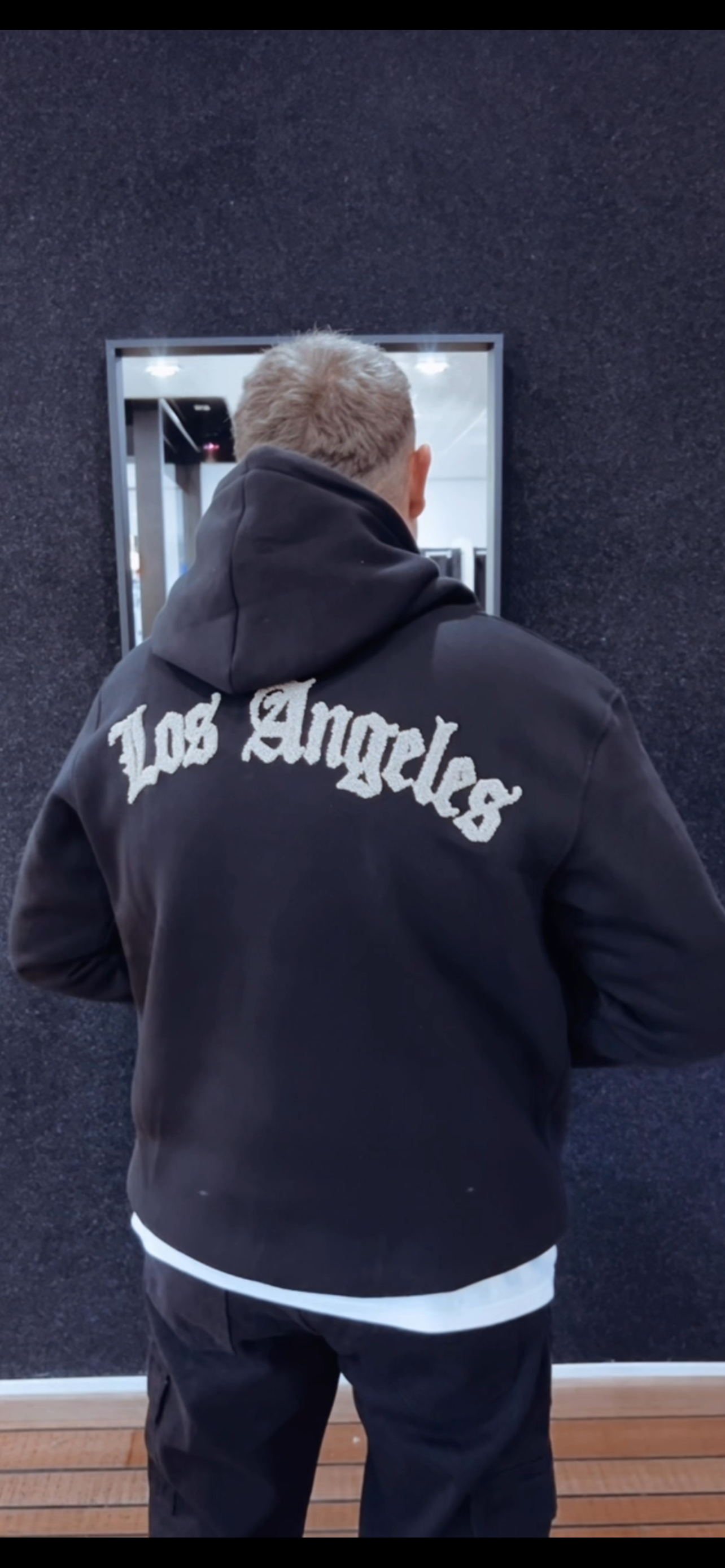 Hoodie LA Schwarz