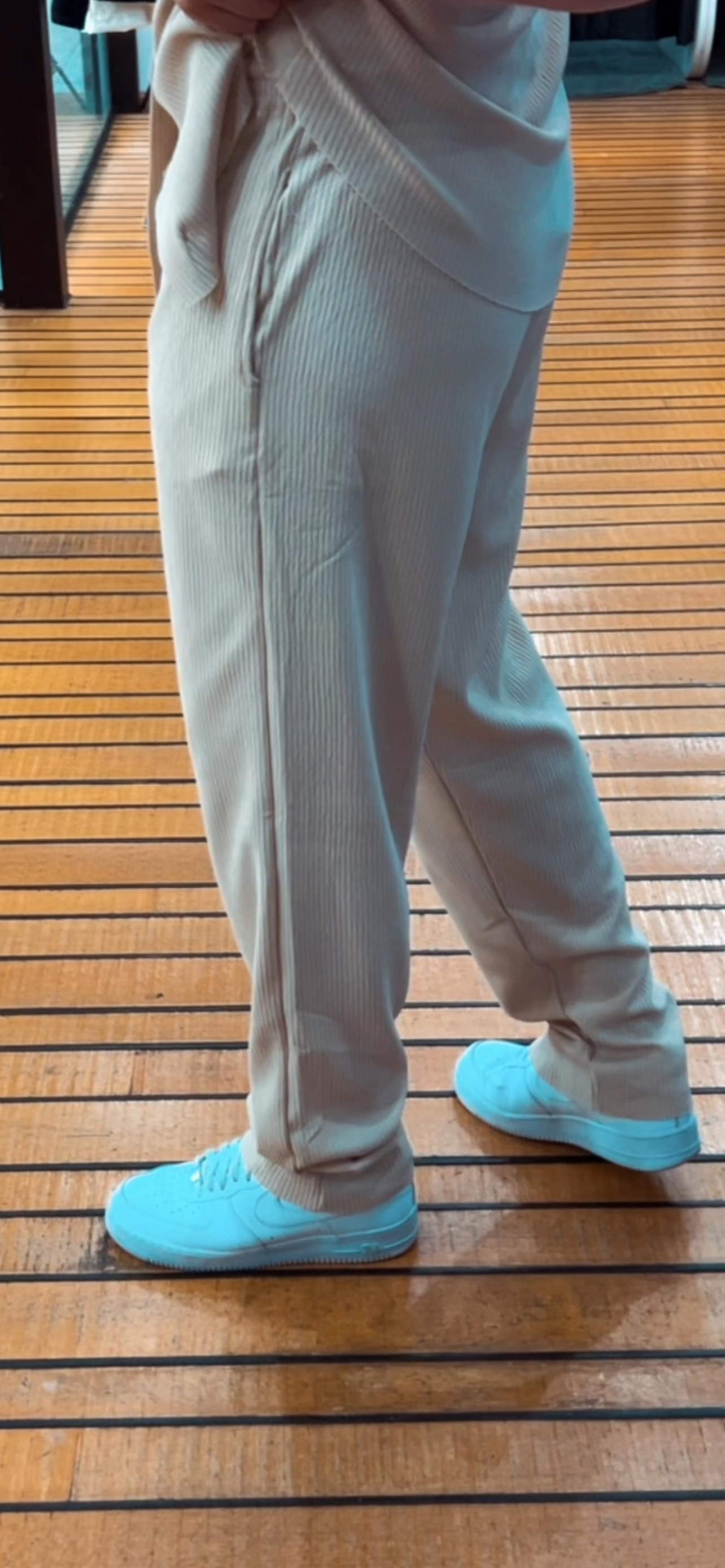 Plissee Pants Beige