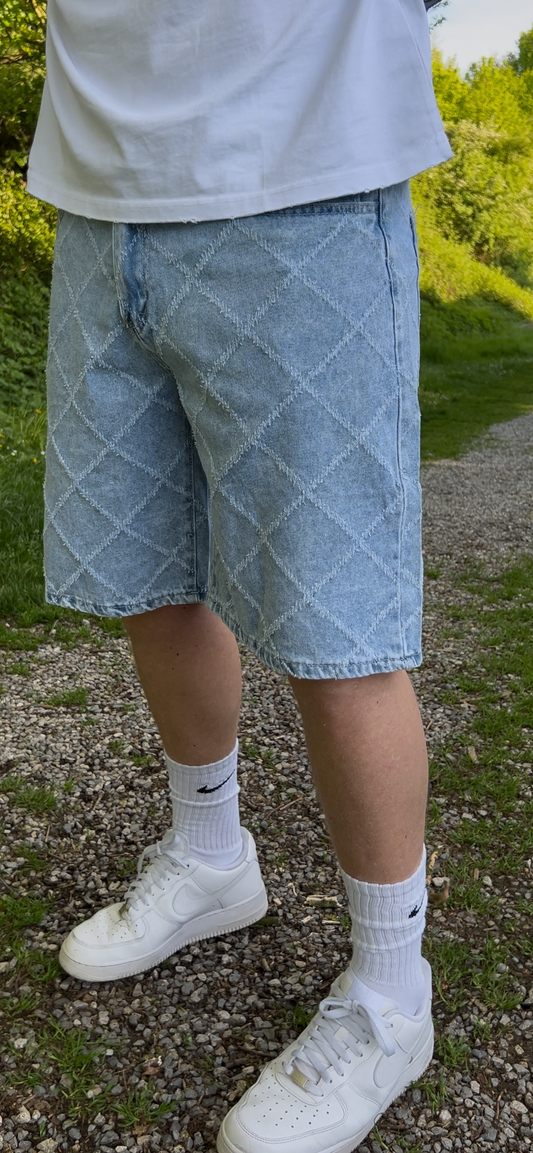 Shorts Jeans Blau