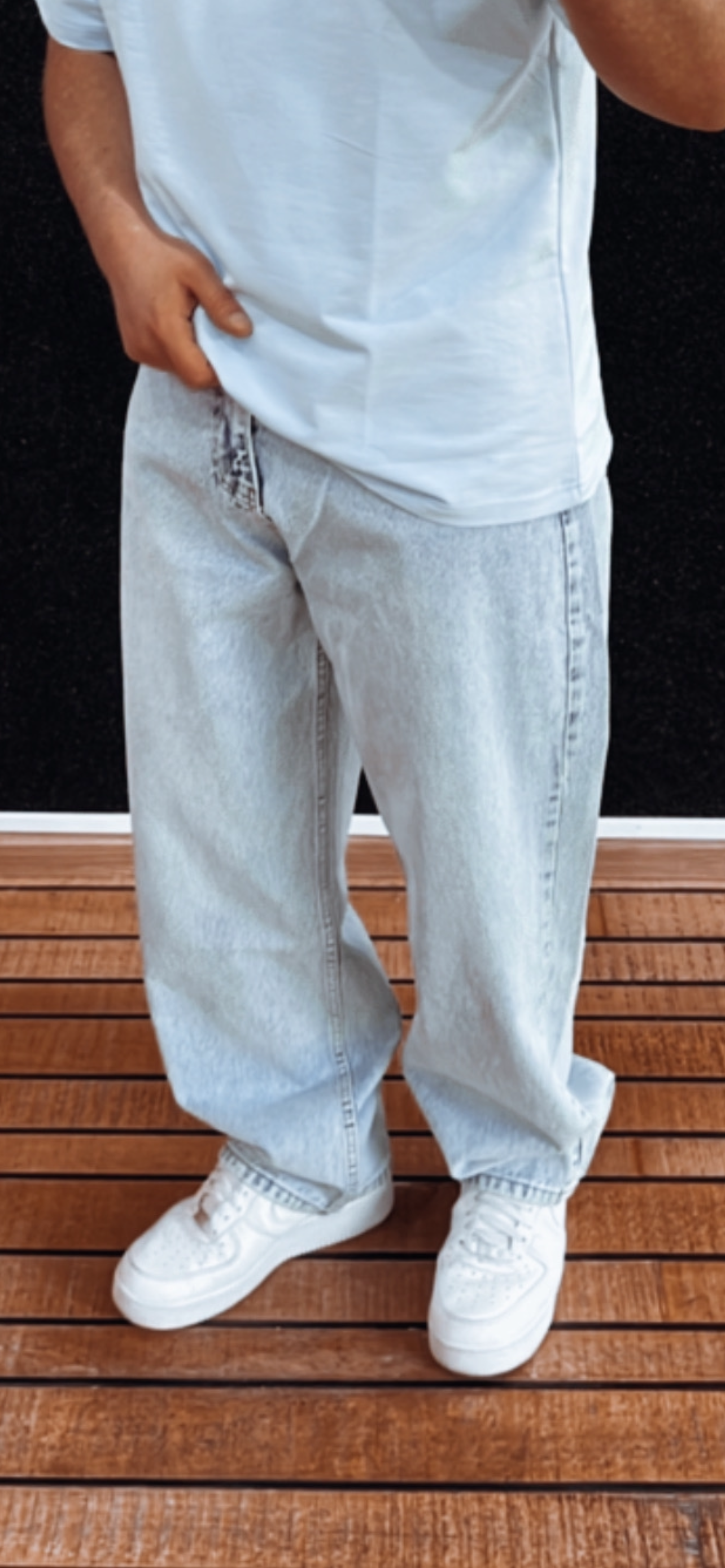 Jeans BabyBlau Baggy