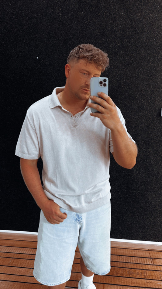 Poloshirt Cream