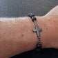 Perlenarmband Kreuz