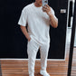 Chino Jogger Beige Set