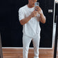 Chino Jogger Beige Set