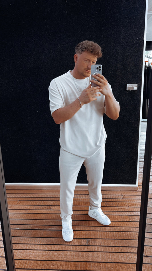 Chino Jogger Beige Set