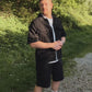 Shorts Jeans Schwarz